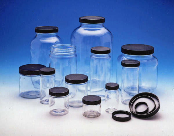 Glass Specimen Jars with Glass Lid