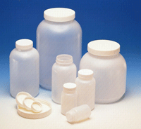 Clear Glass Jars, 60mL, Polyethylene PE Foam Lined Caps, 2oz, case/24